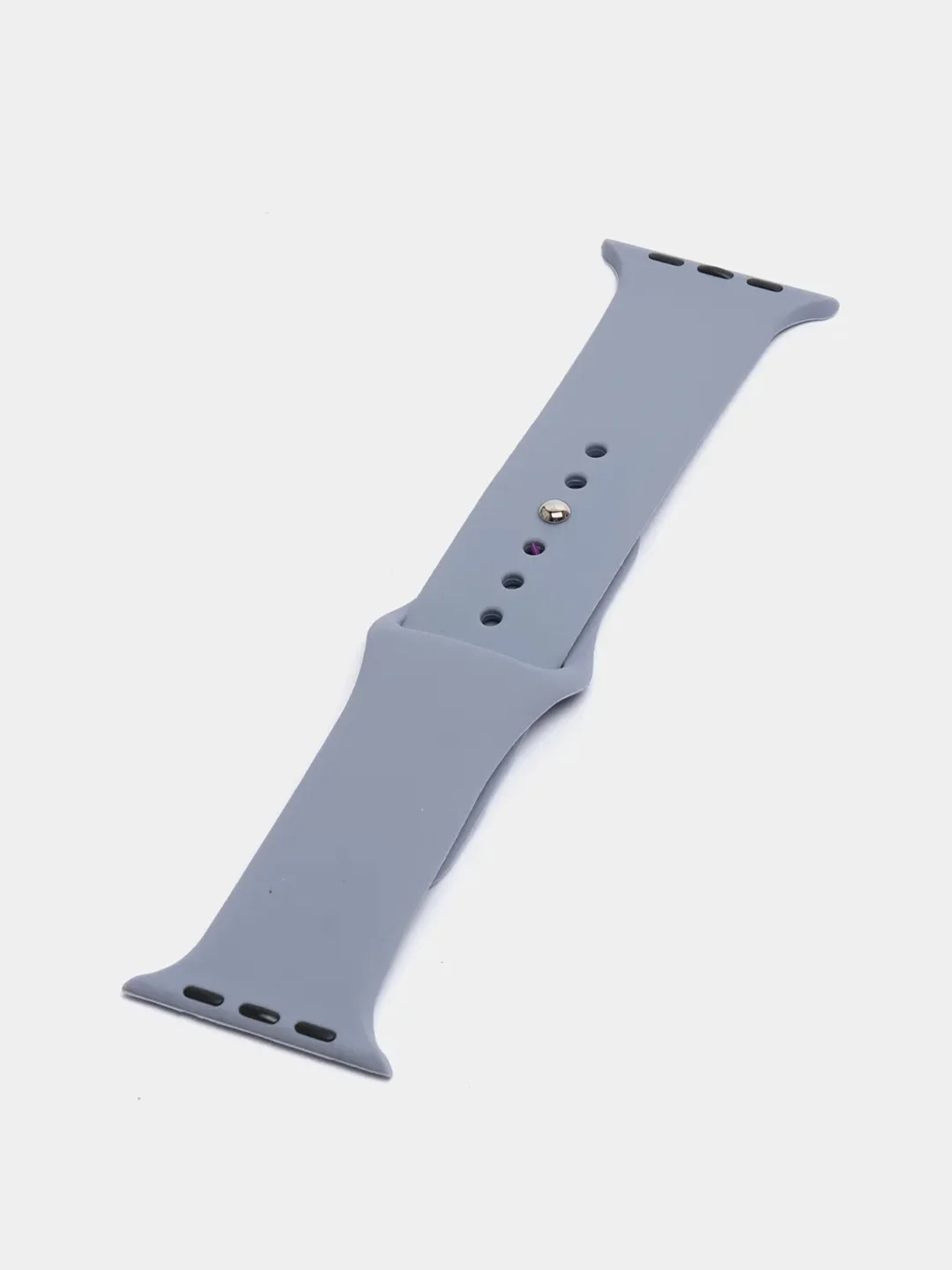 Синий меланж ремешок для Apple Watch, силиконовый
