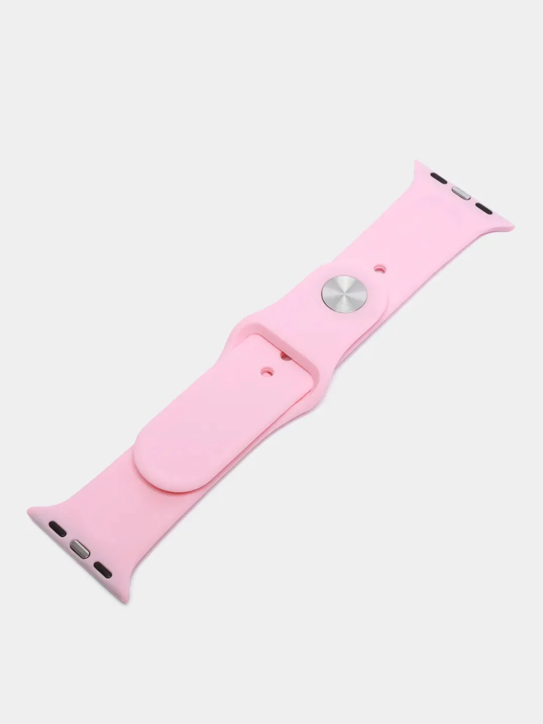 Розовый ремешок для Apple Watch, силиконовый