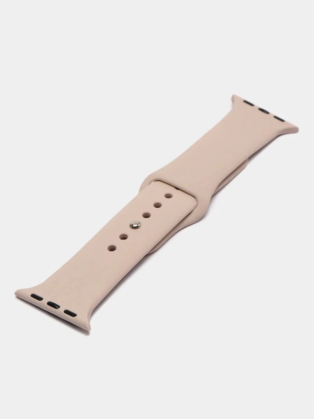 Бежевый меланж ремешок для Apple Watch, силиконовый