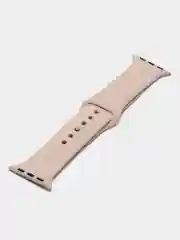 Бежевый меланж ремешок для Apple Watch, силиконовый
