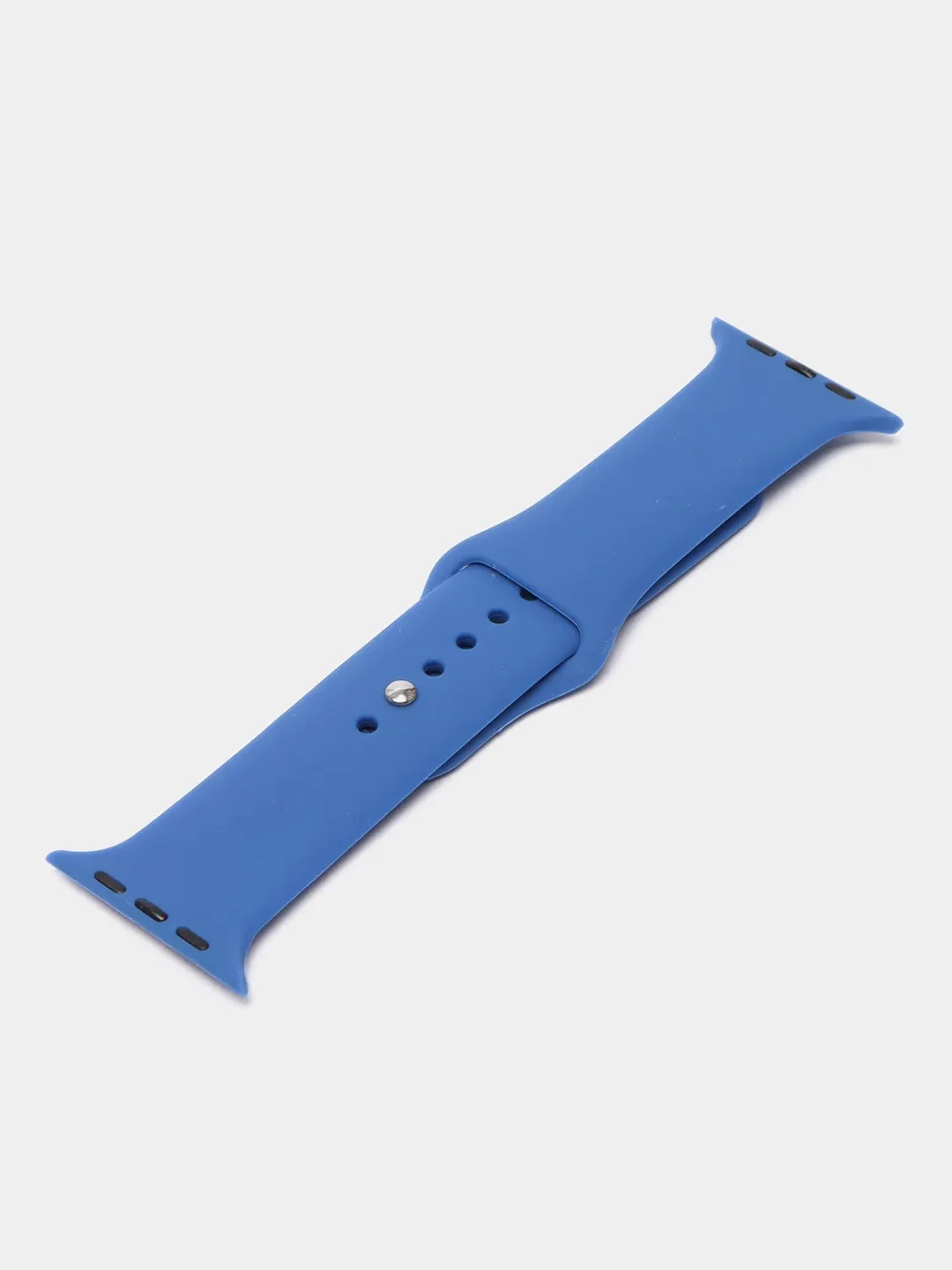 Голубой ремешок для Apple Watch, силиконовый