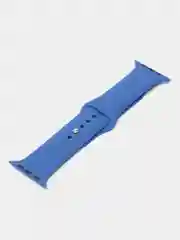 Голубой ремешок для Apple Watch, силиконовый