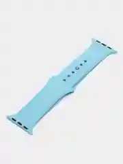 Серебряный ремешок для Apple Watch, силиконовый