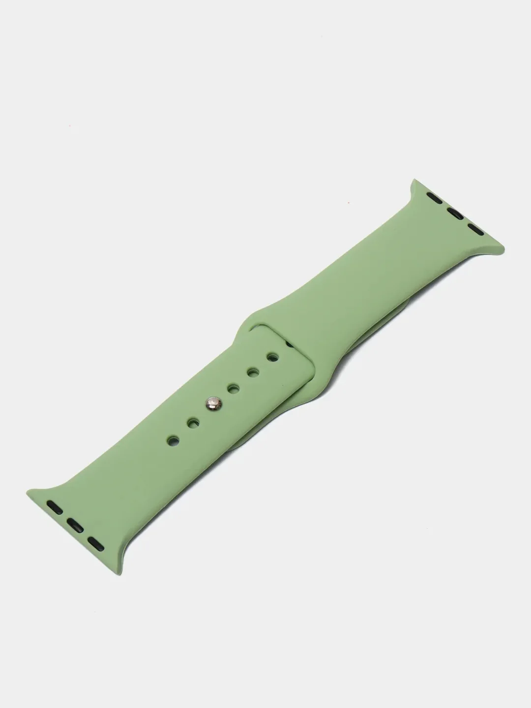 Салатовый ремешок для Apple Watch, силиконовый