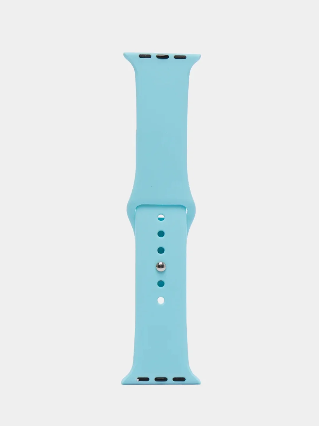 Светло-синий ремешок для Apple Watch, силиконовый