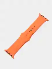 Светло-оранжевый ремешок для Apple Watch, силиконовый
