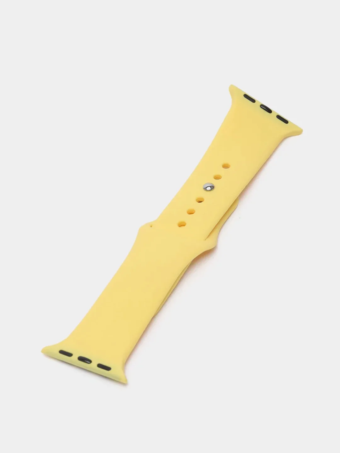 Лимонный ремешок для Apple Watch, силиконовый