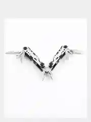 Серый мультитул, мультифункциональный инструмент 10 в 1