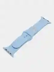 Небесно-голубой ремешок для Apple Watch, силиконовый