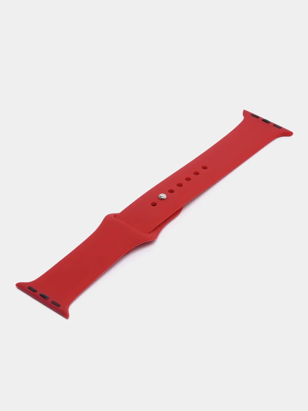 Бордовый ремешок для Apple Watch, силиконовый