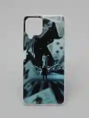 Серый металлик чехол Samsung Galaxy A22, M22, M32, Самсунг Галакси А22, М22, М32 силиконовый с рисунком