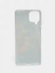 Бордовый чехол Samsung Galaxy A22, M22, M32, Самсунг Галакси А22, М22, М32 силиконовый с рисунком