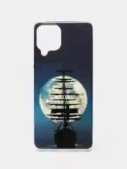 Морской чехол Samsung Galaxy A22, M22, M32, Самсунг Галакси А22, М22, М32 силиконовый с рисунком