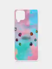 Аметистовый чехол Samsung Galaxy A22, M22, M32, Самсунг Галакси А22, М22, М32 силиконовый с рисунком