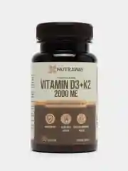БАД к пище Nutraway Витамин Д3+К2, 2000 МЕ, 60/90 таблеток