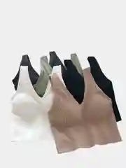 Белый топ женский базовый