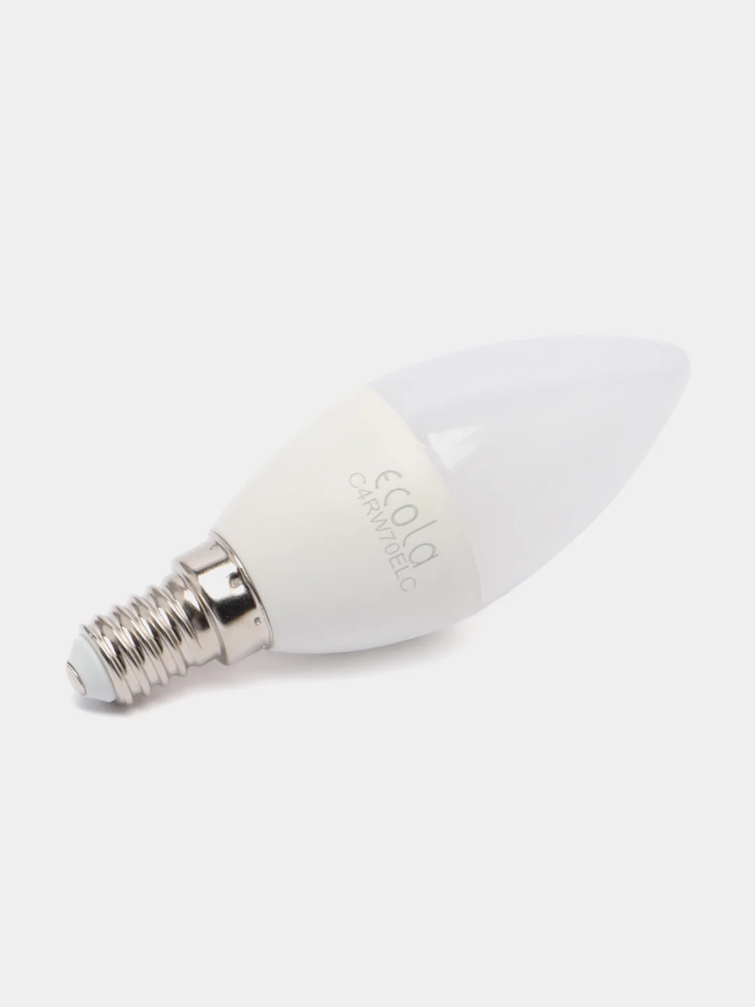 Лампа светодиодная Ecola (0% коэф. пульсации) 7W E14 Свеча 2700К (теплый)