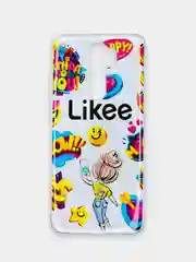 Салатовый чехол Xiaomi Redmi Note 8 Pro силиконовый с рисунком (Сяоми Редми Нот 8 Про)
