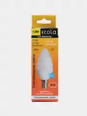 Лампа светодиодная Ecola (0% коэф. пульсации) 7W E14 Свеча 2700К (теплый)
