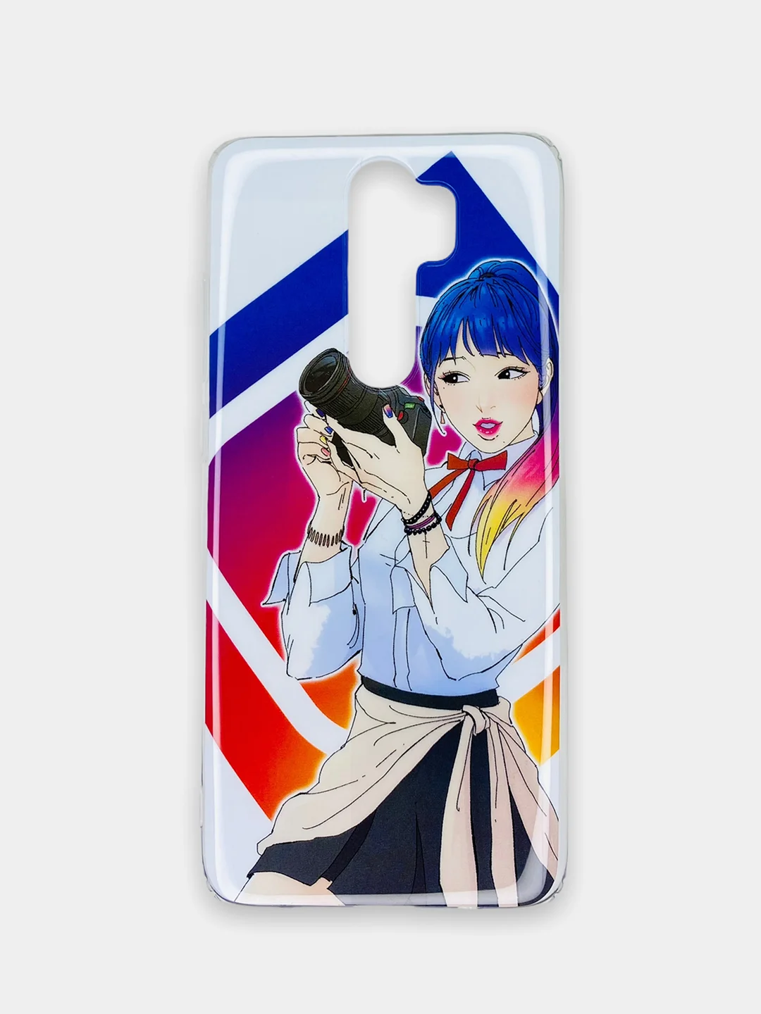 Пурпурный чехол Xiaomi Redmi Note 8 Pro силиконовый с рисунком (Сяоми Редми Нот 8 Про)