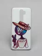 Коралловый чехол Xiaomi Redmi Note 8 Pro силиконовый с рисунком (Сяоми Редми Нот 8 Про)