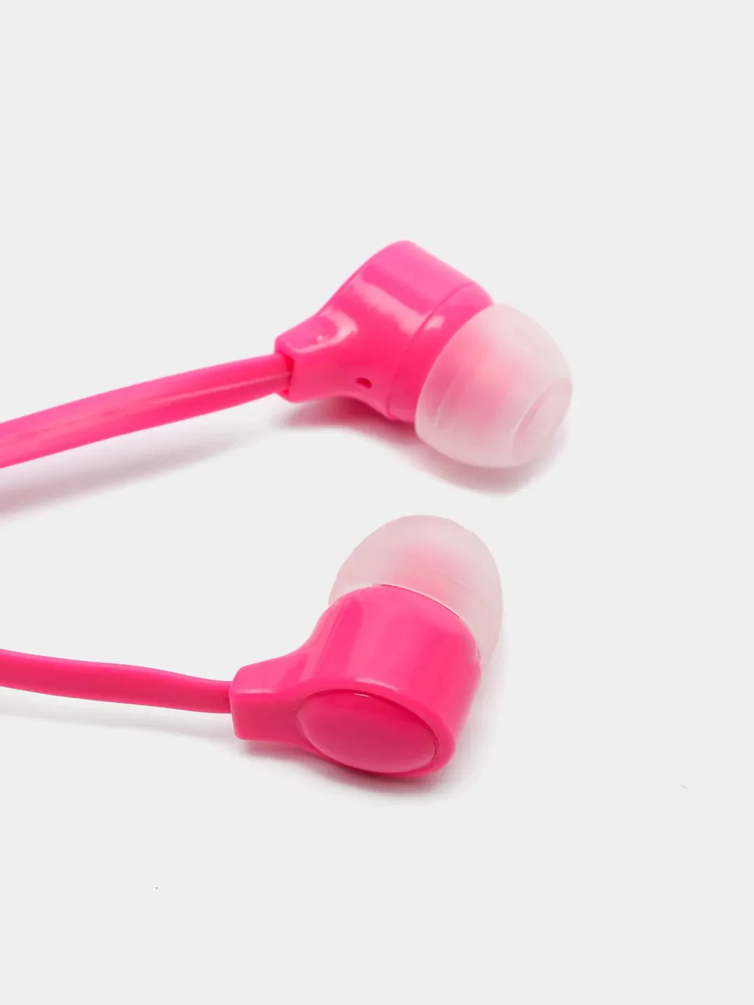 Розовый наушники внутриканальные Perfeo, с микрофоном HANDY, 10 цветов