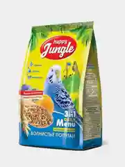 Корм сухой Happy Jungle для волнистых попугаев, 500 г