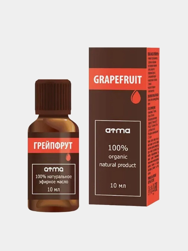 Эфирное масло грейпфрута GreenLab ATMA, в стекле, 10 мл