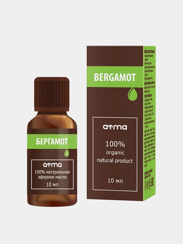 Эфирное масло бергамота ATMA GreenLab, 10 мл