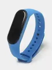 Синий силиконовый ремешок для Xiaomi Mi Band 3, Mi Band 4