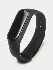Черный силиконовый ремешок для Xiaomi Mi Band 3, Mi Band 4