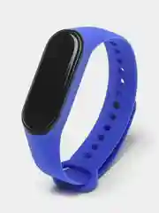 Синий меланж силиконовый ремешок для Xiaomi Mi Band 3, Mi Band 4