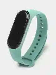 Бирюзовый силиконовый ремешок для Xiaomi Mi Band 3, Mi Band 4