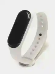 Белый силиконовый ремешок для Xiaomi Mi Band 3, Mi Band 4