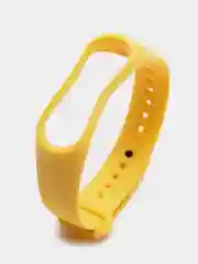 Желтый силиконовый ремешок для Xiaomi Mi Band 3, Mi Band 4
