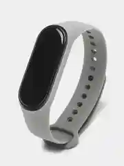 Серый силиконовый ремешок для Xiaomi Mi Band 3, Mi Band 4