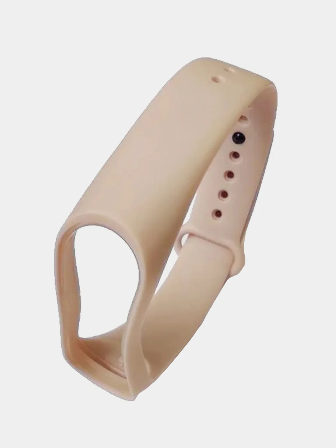 Бежевый силиконовый ремешок Xiaomi Mi Band 3 / 4