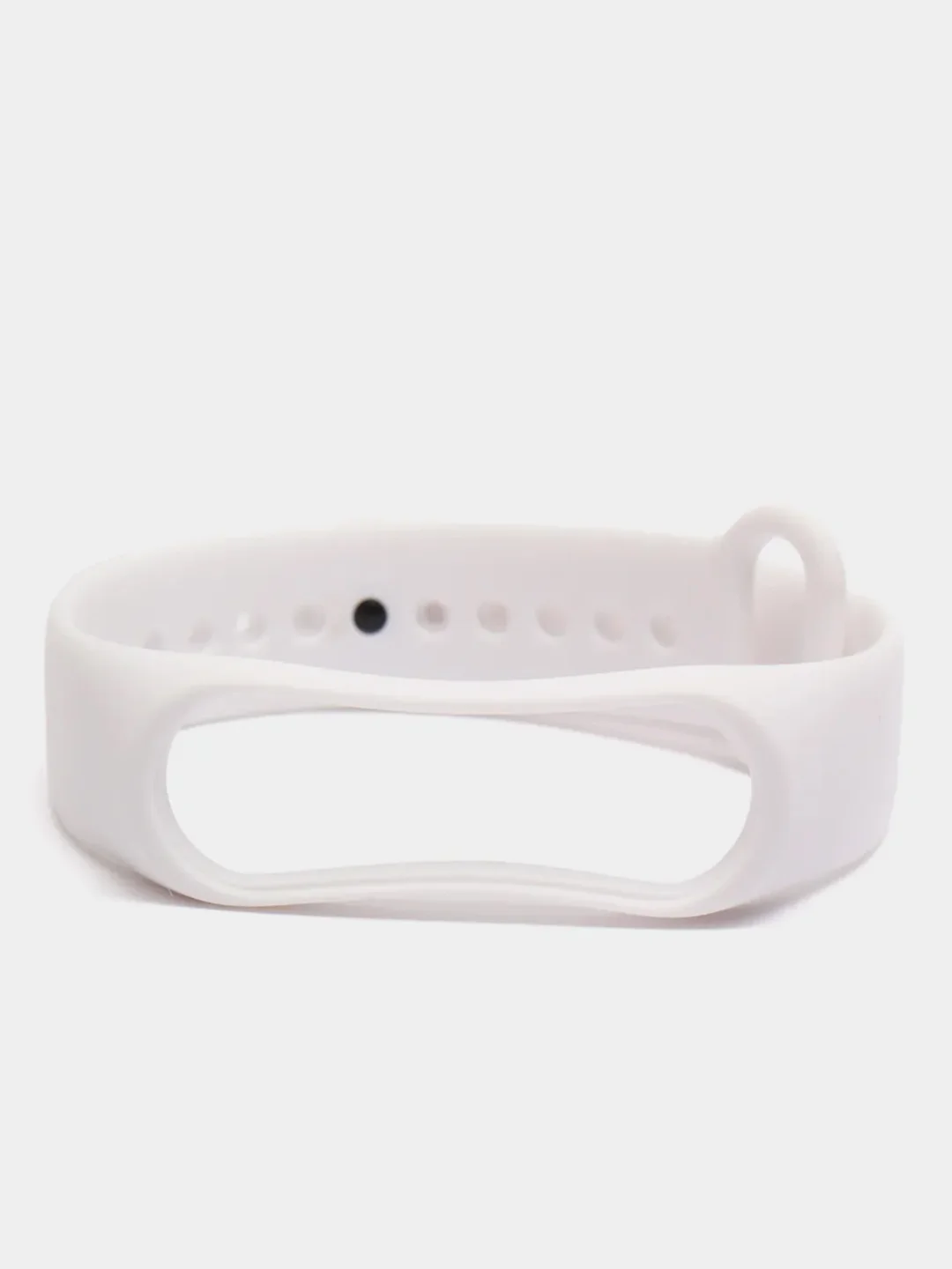 Белый силиконовый ремешок для Xiaomi Mi Band 3, Mi Band 4