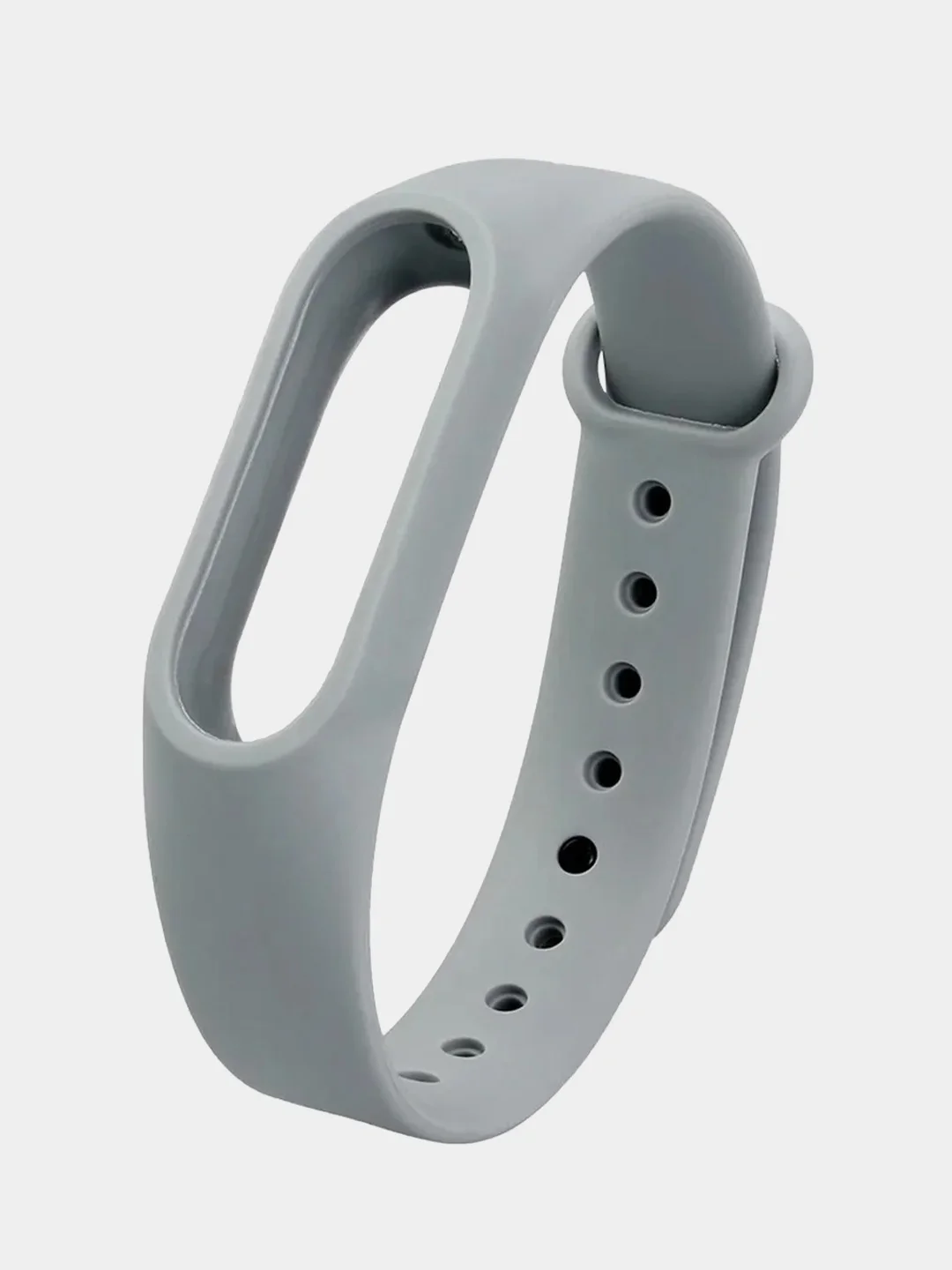 Серый силиконовый ремешок для Xiaomi Mi Band 3, Mi Band 4