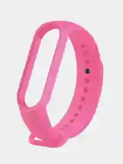 Розовый силиконовый ремешок для Xiaomi Mi Band 3, Mi Band 4