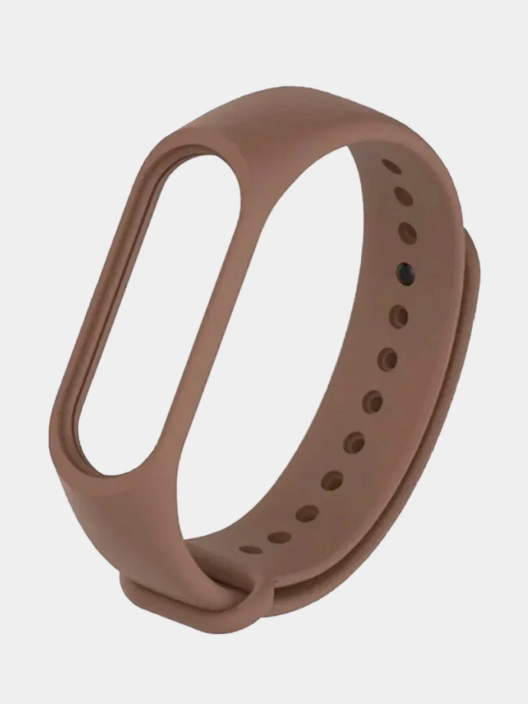 Коричневый силиконовый ремешок для Xiaomi Mi Band 3, Mi Band 4