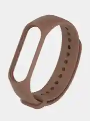 Коричневый силиконовый ремешок для Xiaomi Mi Band 3, Mi Band 4