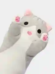 Серый мягкая игрушка-подушка "Кот батон", 60-100 см