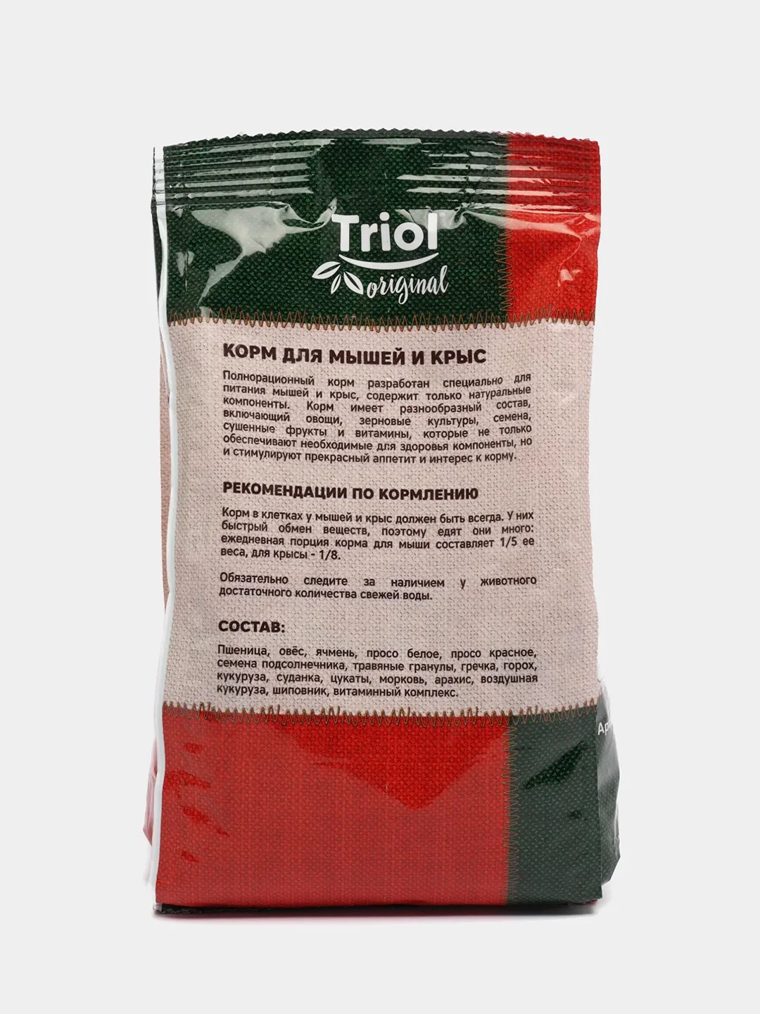 Корм Triol Original для мышей и крыс, 450 г