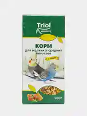 Корм Тriol Standard для мелких и средних попугаев с мёдом, 500г