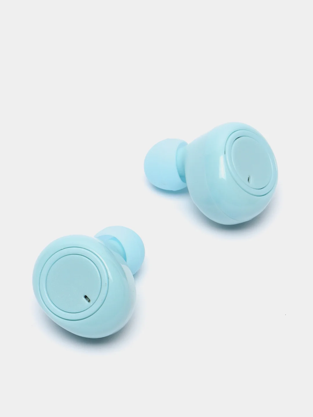 Светло-синий tws-стереонаушники Y50 с микрофоном, поддержкой Bluetooth и зарядным футляром