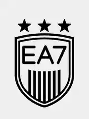 Черный наклейка на автомобиль EA7, стикер виниловый
