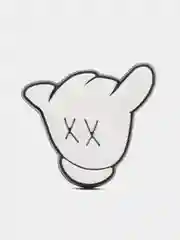 Алый джибитсы на обувь KAWS