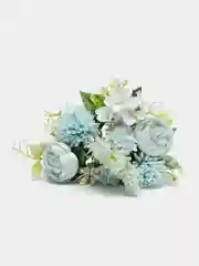 Голубой искусственные цветы, букет