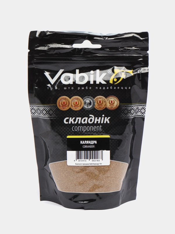 Vabik Component добавки к рыболовной прикормке корица, кориандр, рыбная мука, 150 гр